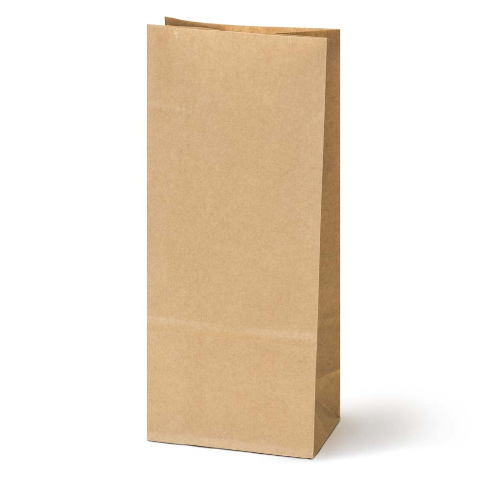 Papiertüten ohne Griff Braun 80x65x190mm 1000 Stück