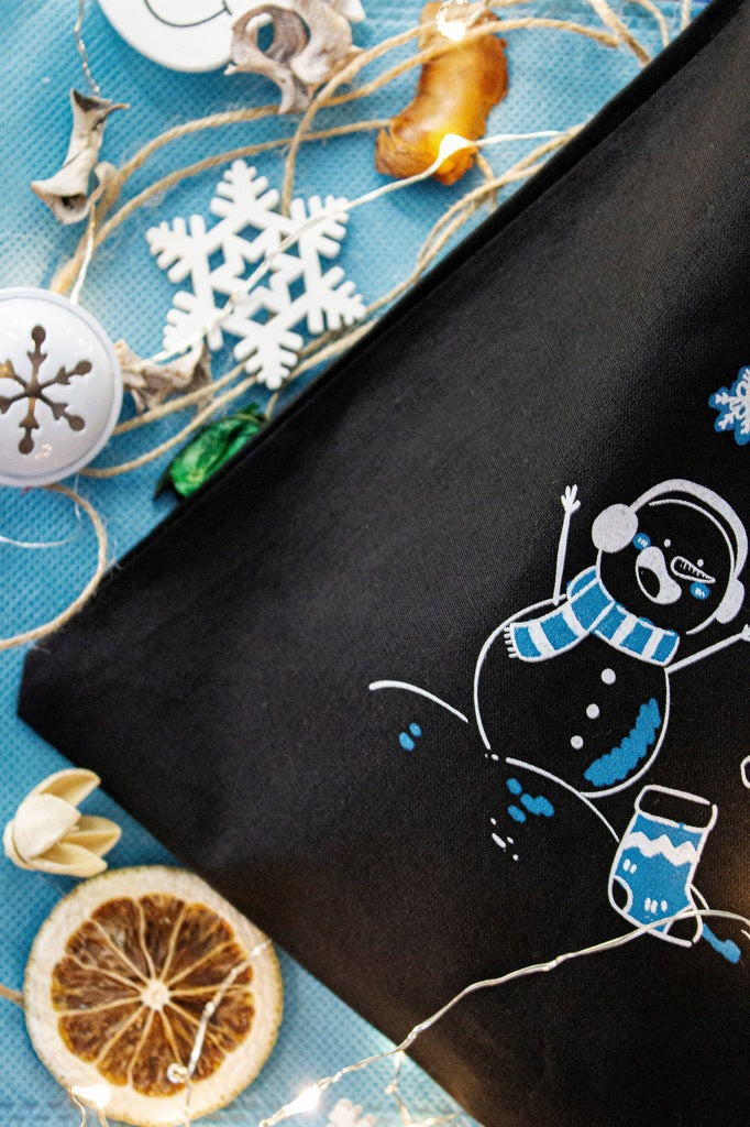 Baumwollbeutel 25x30cm SCHNEEMANN HOHO 145g