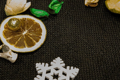 Weihnachtstischläufer aus JUTE SCHWARZ 40x245cm