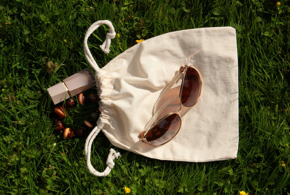 Baumwollbeutel Ecru 20x25 cm 145g