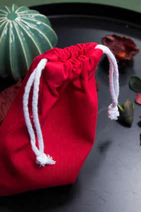 Baumwollsack Rot 100x150 mm