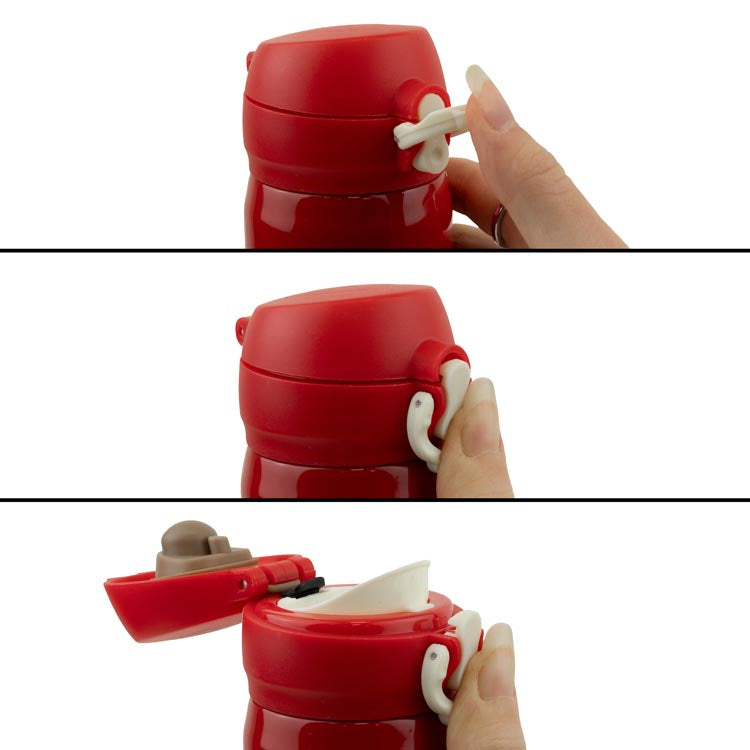 Weihnachtsthermoskanne rot 23×6cm 500 ml