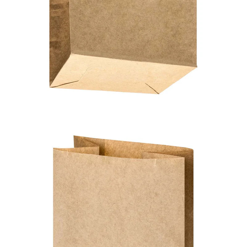 Papiertüten ohne Griff Braun 80x65x190mm 1000 Stück