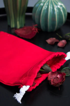 Baumwollsack Rot 100x150 mm