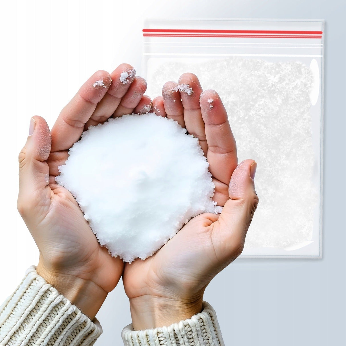 Dekorativer Kunstschneeflaum für Weihnachtsdekorationen