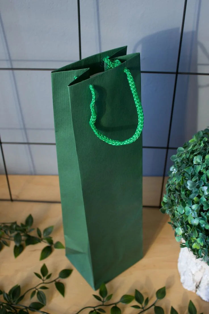 Papiertüte ECO Prestige 110x90x400mm Dunkelgrün