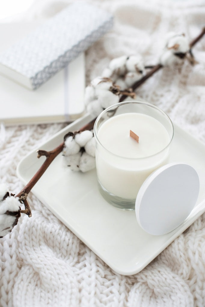 Natürliches Sojawachs mit einem Zusatz von Bienenwachs