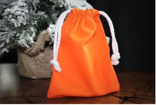 Baumwollsack Orange 150x200 mm