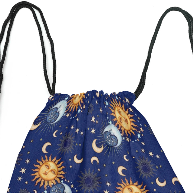 Rucksackbeutel - Sonne und Mond