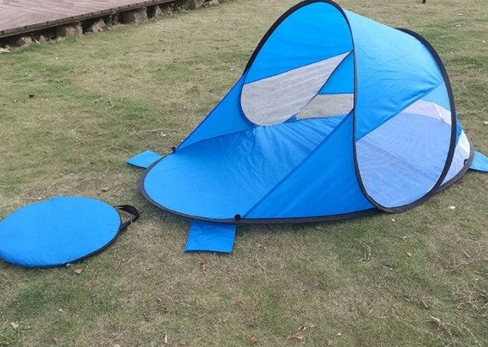 Samo-komprimierter Pop-up-Strandzelt