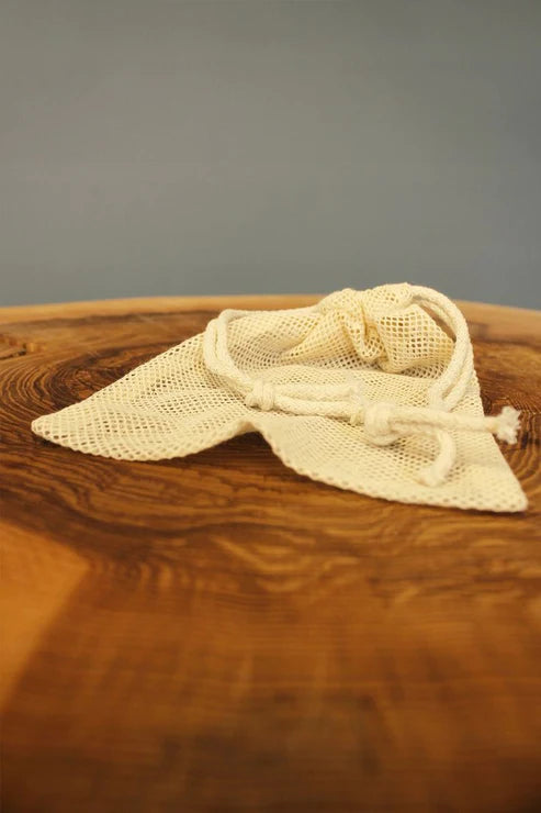 Baumwollnetzbeutel Ecru 150x200 mm IMPORT