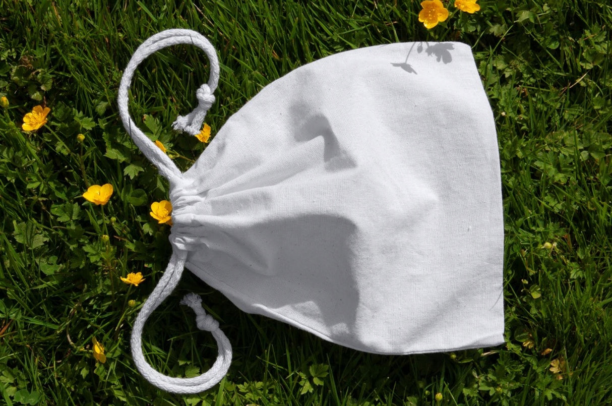 Baumwollsack Weiß 350x400 mm