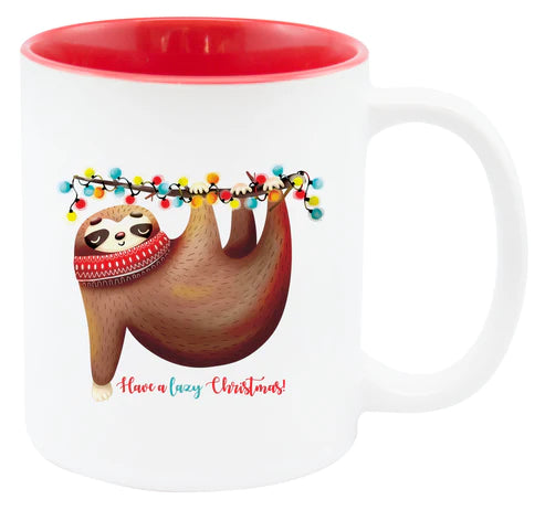 Weihnachtstasse - Rotes Faultier