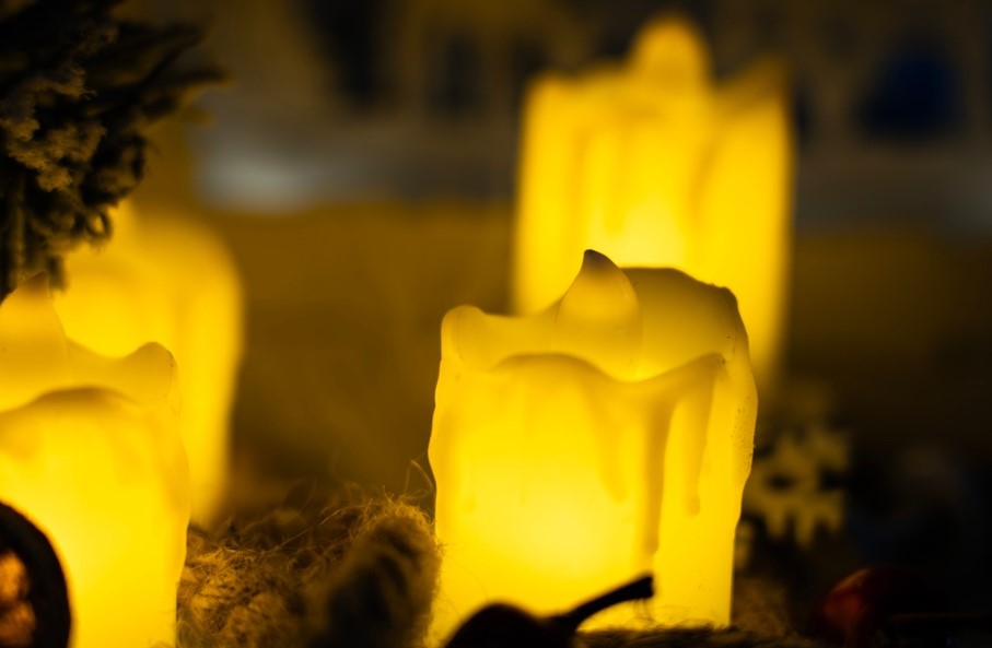 Batteriebetriebene LED-Kerze 6cm