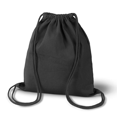 Baumwoll-Rucksack Schwarz 340x400mm