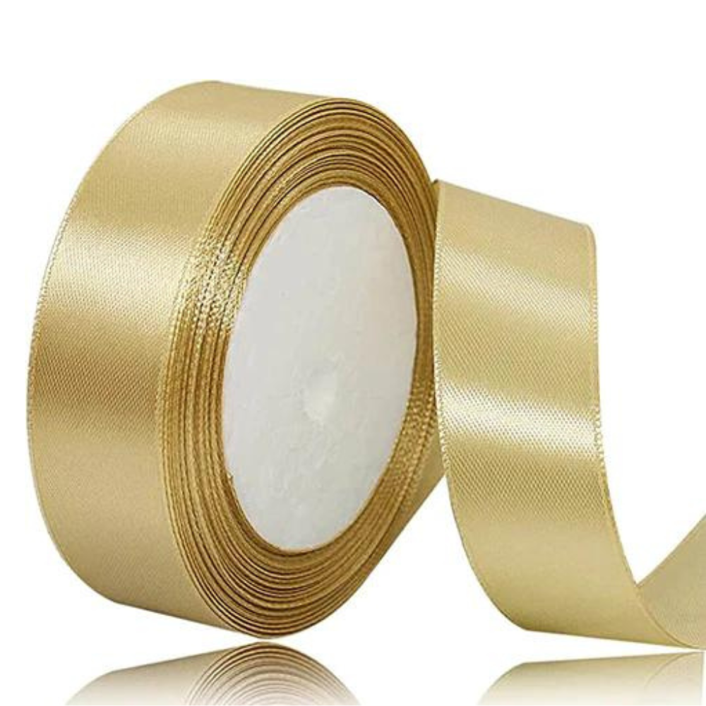 goldfarbenes Satinband 12mm