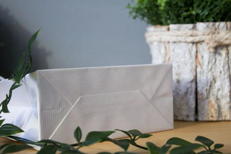 Papiertüte ECO Prestige 240x90x320mm Weiß
