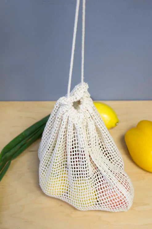 Baumwollnetzbeutel Ecru 300x380 mm IMPORT