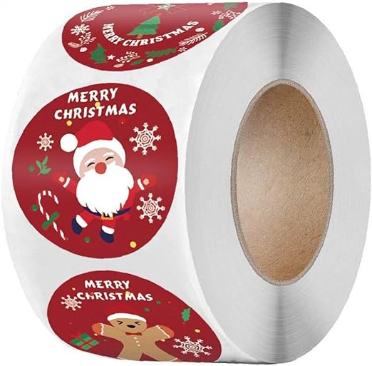 Aufkleber Weihnachtsdekoration 500 Stück.