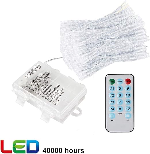 Leuchtvorhang Licht 3m
