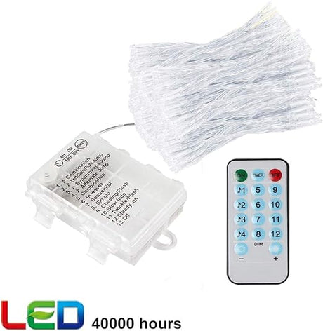 Leuchtvorhang Licht 3m