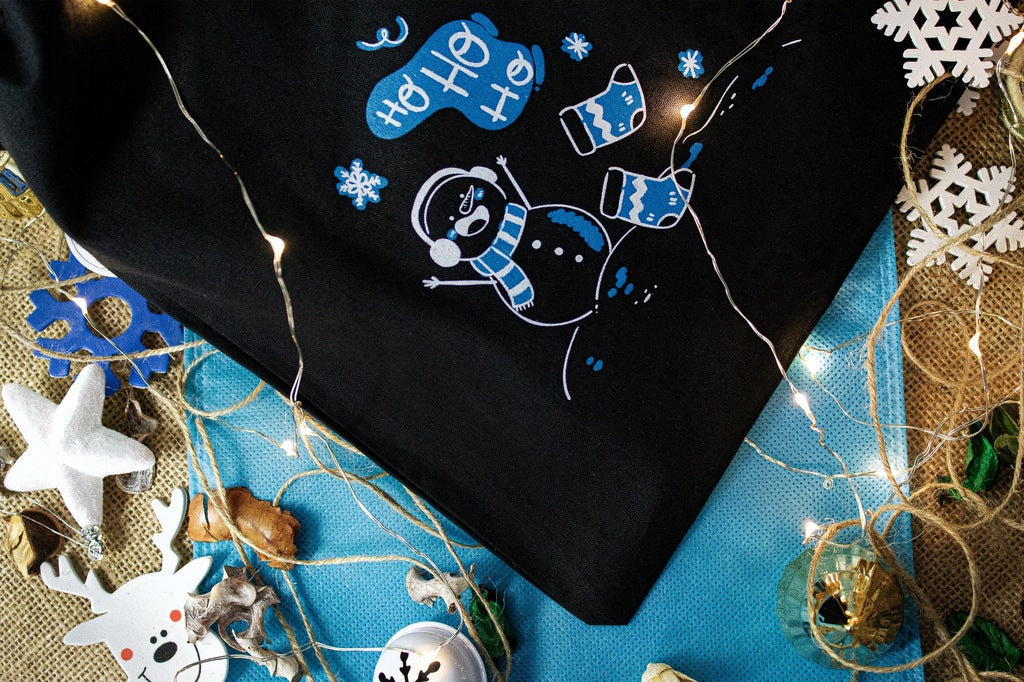 Baumwollbeutel 25x30cm SCHNEEMANN HOHO 145g