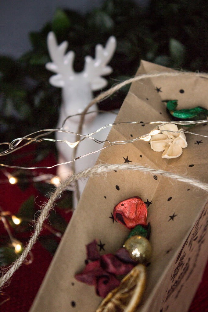 Weihnachtspapiertüte 180x80x230mm Merry Christmas Tree