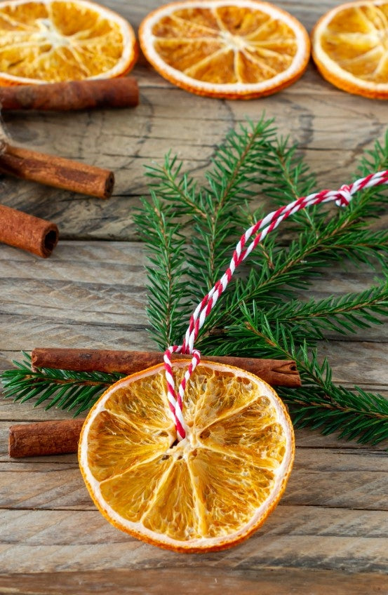 Natürliche getrocknete Orangenscheiben