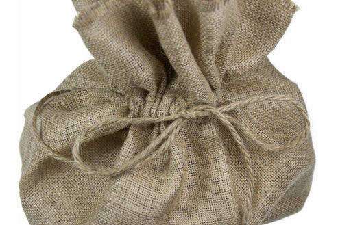 Weihnachts-Jute-Geschenkbeutel + Geschenkbox