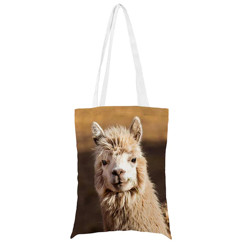 Baumwolltasche Lama 35x45cm