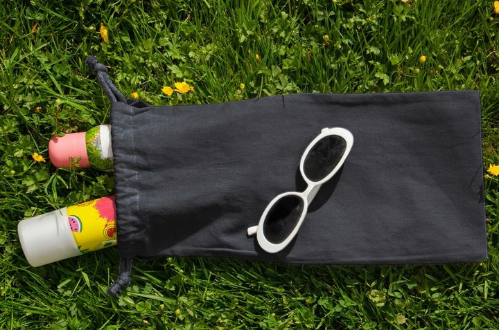 Baumwollsack Schwarz 170x350 mm