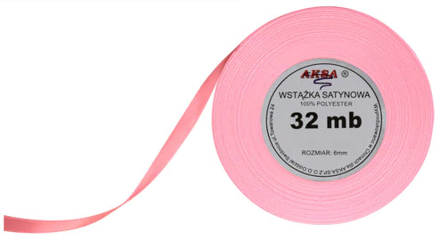 Satinband rosa 6mm