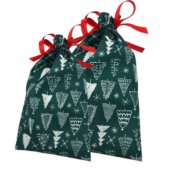 Weihnachtsbeutel aus Stoff 2Stk.