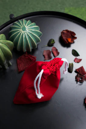 Baumwollsack Rot 100x150 mm