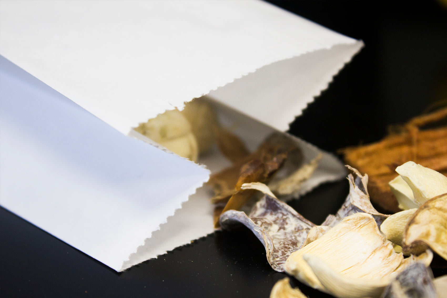 Papiertüten ohne Griff Weiß 80x65x190mm 1000 Stück