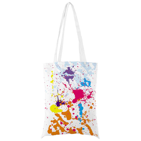 Baumwolltasche bespritzte farbe 35x45