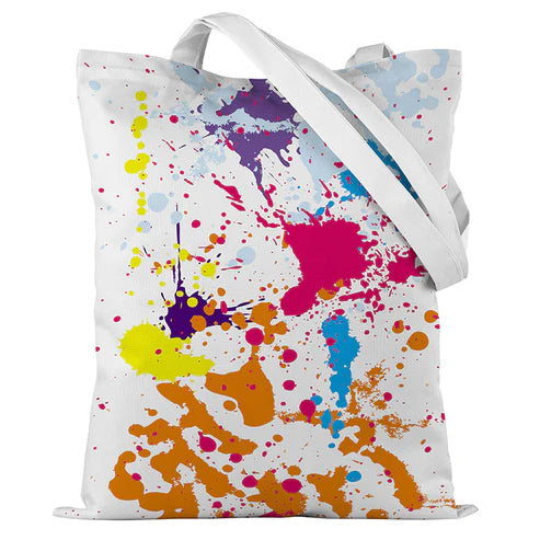 Baumwolltasche bespritzte farbe 35x45