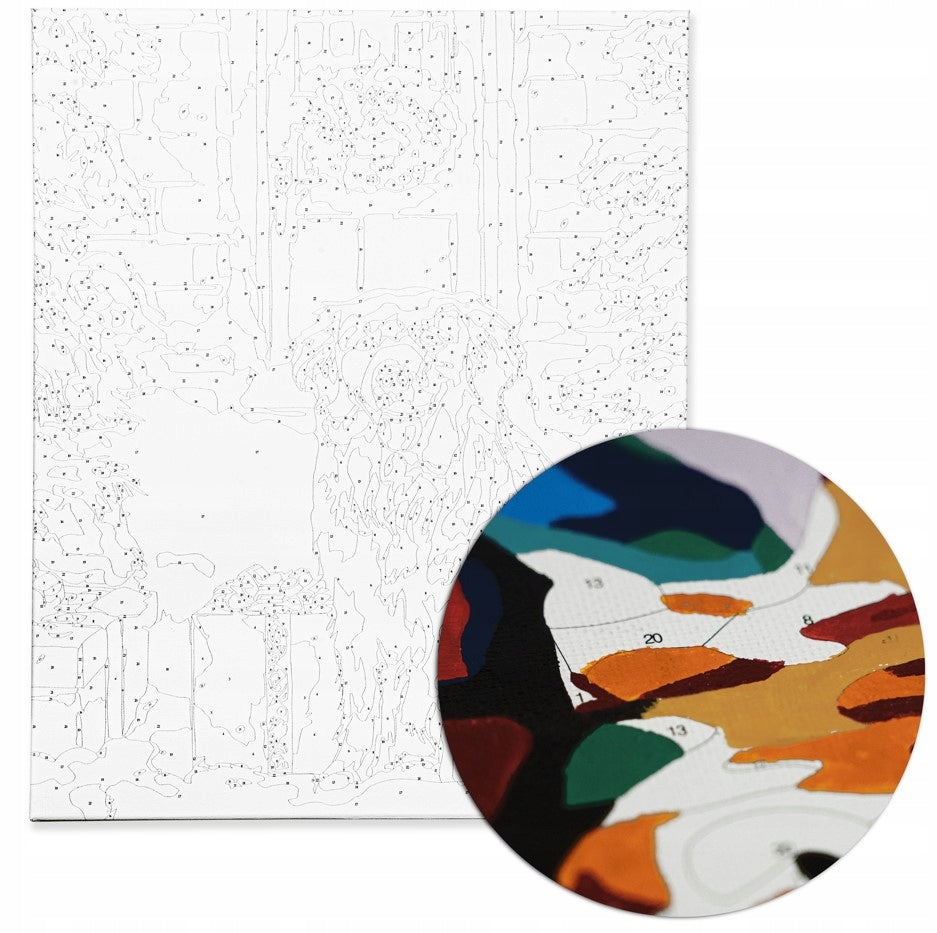 Malen nach Zahlen Hund 40x50 cm