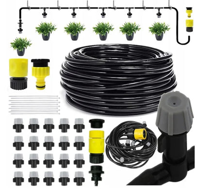 20 m Wassernebelschlauch zur Pflanzenbewässerung