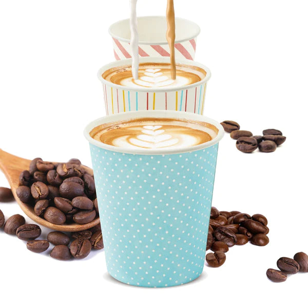 PASTEL Pappbecher-Set 250ml 100Stk.