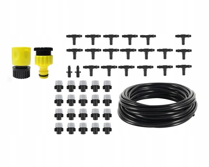 20 m Wassernebelschlauch zur Pflanzenbewässerung