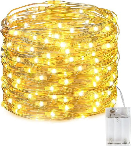 Weihnachtsbeleuchtung LED Warmweiß 10m