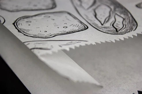 Papiertüte BON APPETIT 120x210mm 100 STUCK