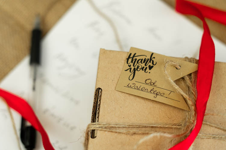 Tischkarten und Geschenkanhänger DANKE 10 St.