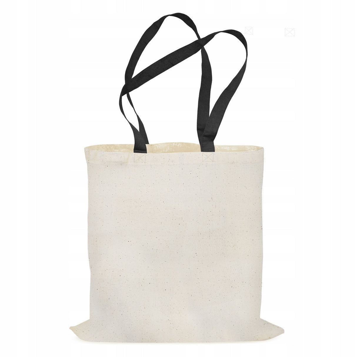 Baumwolltasche ecru 38x42cm GRAUER GRIFF 140g/m2