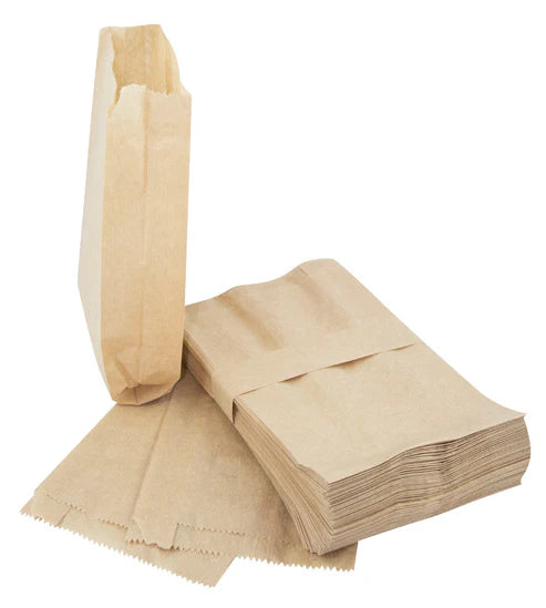 Faltbeutel 100x170mm BRAUN 1000 Stk.