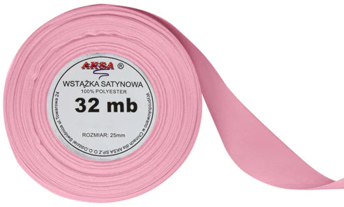 helles puderrosa satinband 25mm