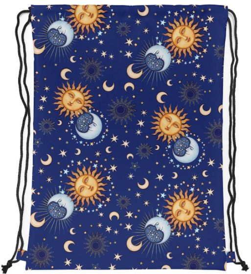 Rucksackbeutel - Sonne und Mond