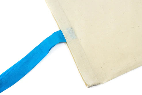 Ecru-Baumwollbeutel 38x42cm BLAUE OHREN 140g/m2