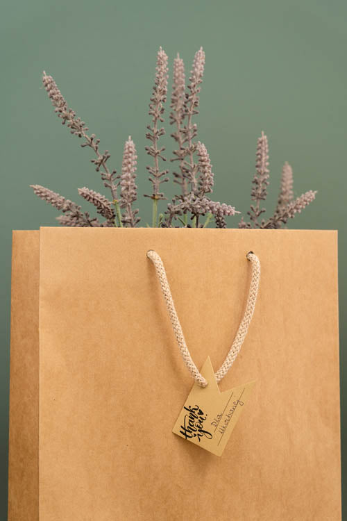 Tischkarten und Geschenkanhänger DANKE 10 St.